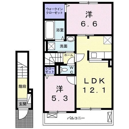 ララ　パルコの物件間取画像